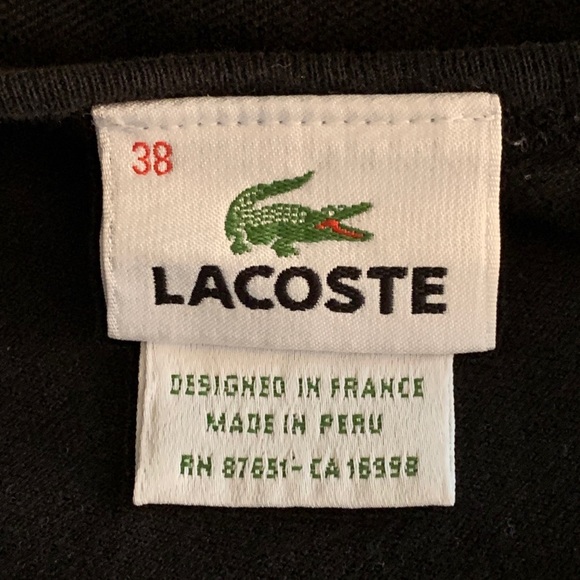 LACOSTE Black Sundress Size 38 - Picture 6 of 7